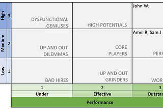 Strategic Talent Mapping: A Step-by-Step Guide to Crafting a Nine-Box Matrix in Excel