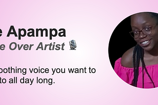 Ore Apampa — Voice Over Artist