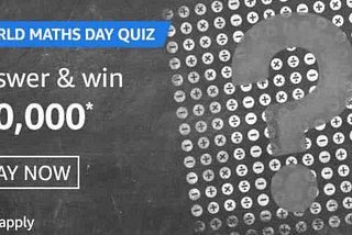 Amazon World Maths Day Quiz