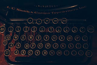 Typewriter keyboard