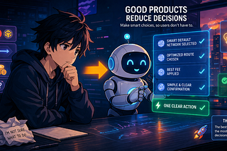 Good Crypto Products Reduce Decisions