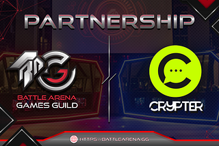 Battle Arena Games Guild Partners with Crypter