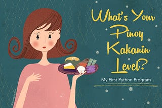 Of Pinoy Kakanin, Python and Spyder