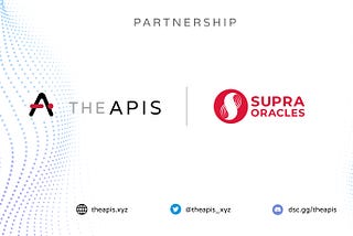 Announcing the APIS Partnership with Supra Oracles