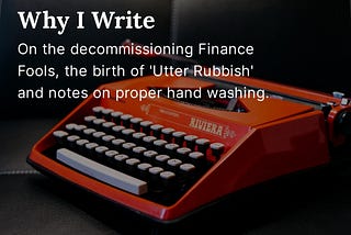 Why I Write