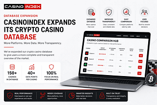 CasinoIndex Expands Its Crypto Casino Database to Improve Transparency for Users