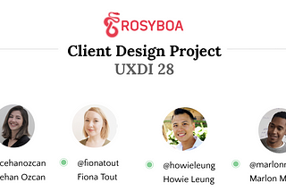 Rosyboa WebAPP — UX case study