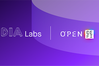 DIA Labs | Partnership with Open DeFi