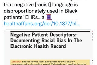 Medical Racism is Systemic: Even Machine Learning Research Says So
