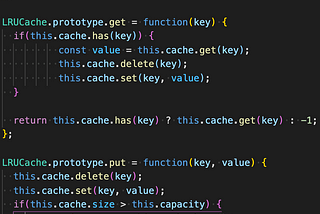 LRU Cache in Javascript