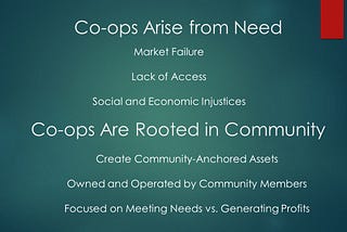 Cooperatives must change