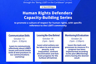 Human Rights Defenders Capacity-Building Series