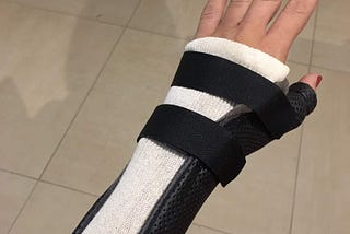 How to survive a broken wrist