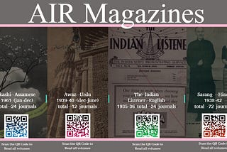 India Radio’s Magazine Archives now Public