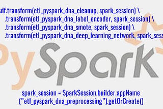 DNA Sequences Preprocessing Using PySpark Library