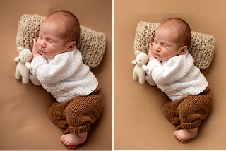 Newborn Photo Retouch Service.