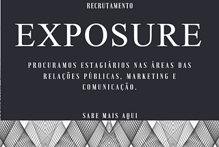 Exposure recruta estagiários