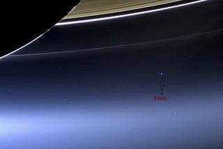 A shoot from a Planet Saturn, when the Earth smiled.