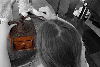 Lessons learned from a 140-year old coffee grinder and milling memories with my daughter.