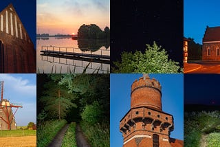 All-night-long bicycle ride to the Polish border and Prenzlau