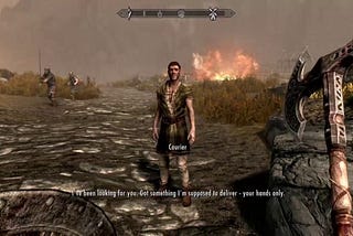 Skyrim’s Courier is Obsessed With Me