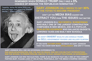 How The Liberal Media Destroyed Gary Johnson’s Candidacy And Gave Us Trump