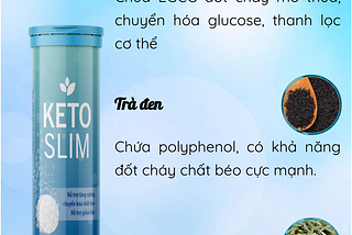 viên sủi giảm cân an toàn