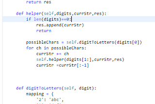 Programming Question: Leetcode-17