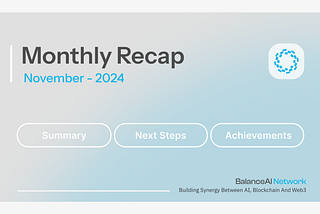 BalanceAI — MonthlyReport