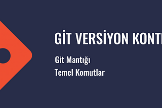 Git Versiyon Kontrol Sistemi