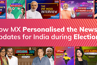 How MX Personalised News Updates for India during Elections