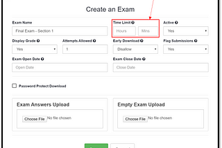 Feature Highlight — Exam Timer