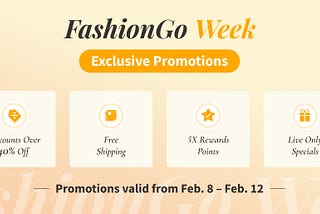 Save on New Arrivals With FashionGo Week