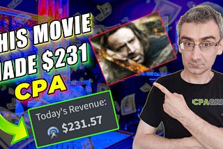 Earn $231.00 with Movies. Content locker and CPA marketing, Full Method!