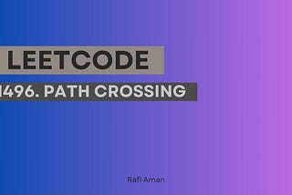 LeetCode Problem - 1496. Path Crossing in JavaScript