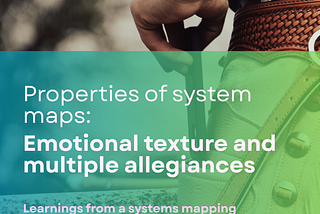 Properties of system maps: Emotional texture and multiple allegiances.