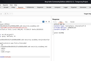 Solving OS command Injection Labs on PortSwigger