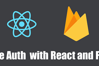 The relation react with firebase