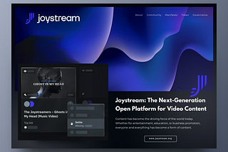 Joystream: The Next-Generation Open Platform for Video Content: