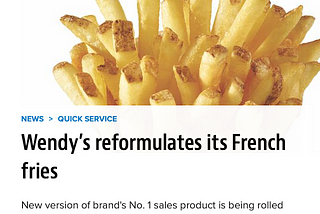 What’s the relationship between Wendy’s French Fries and Universities?