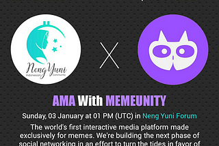 Memeunity AMA Recap With Neng Yuni Forum