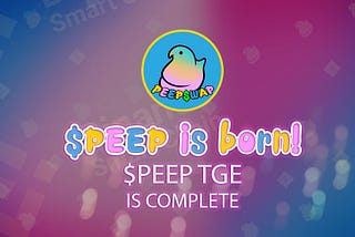 $PEEP is Born — The Details on the Token Generation Event