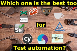 Which one is the best test automation tool?