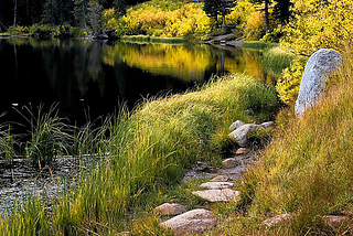 The path to Silver Lake, Big Cotonwood Canyon / Utah