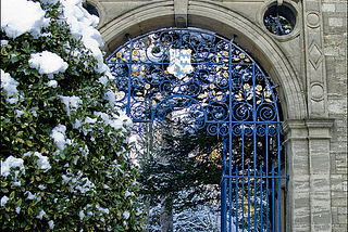 Entry Gate, Oxford University, England