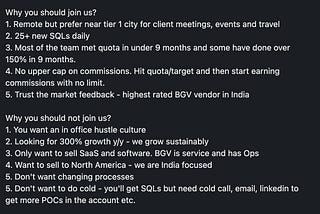 Why you should not join us — A Transparent and Authentic way of Branding