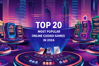 Top 20 Most Popular Online Casino Games in 2024