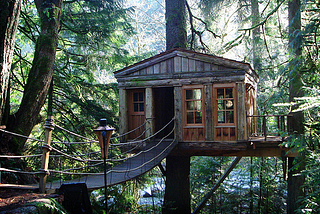 Treehouse, Fall City, Washington.