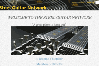 Add Yourself to the Forum of Steel Guitar String Players