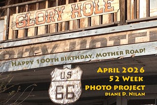 iconic location on Rt 66, the Glory Hole hotel